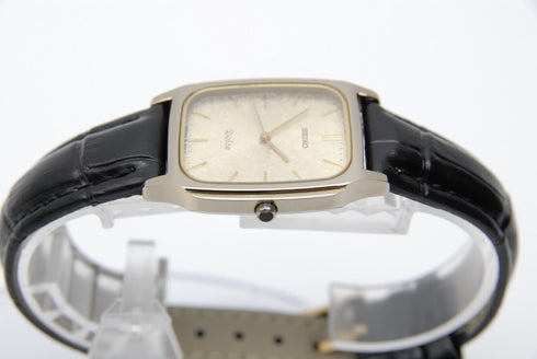 【 N MINT 】 Vintage Seiko Dolce 8N41-507A Gold Dial Quartz Men's Watch from JAPAN